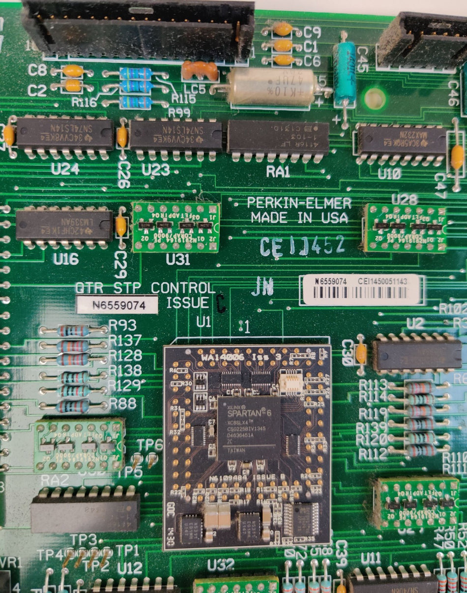 PerkinElmer Clarus GC N6559074 rev C QTR Step Controller Board PCB
