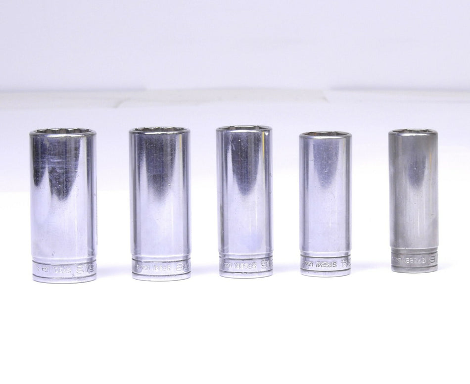 Snap-on 3/8 " Drive Deep Socket 6 Pt-12Pt SAE Select your size 11/16"  or 3/4"