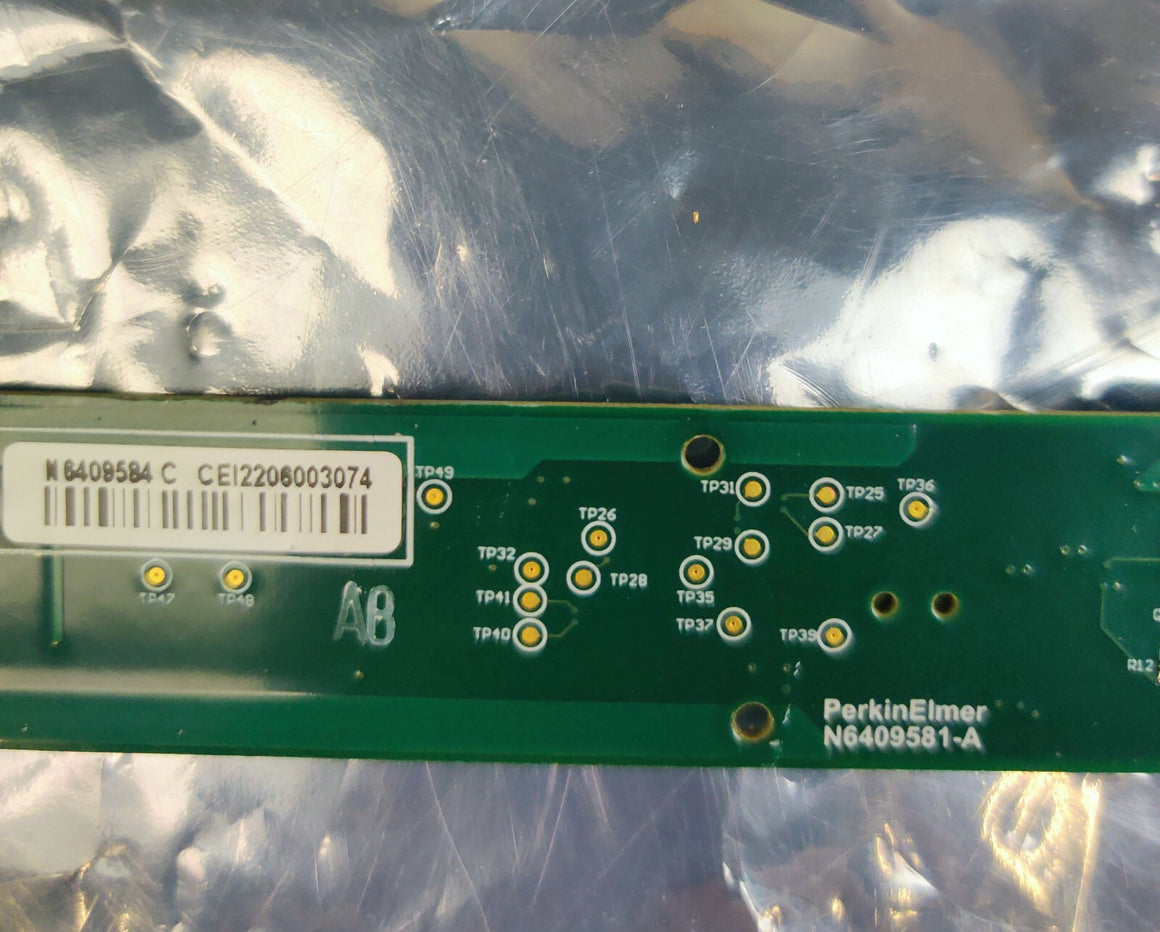 Perkin Elmer GC 2400 Liquid Autosampler N6409584 AS VERT - PLGR PCB N6409581