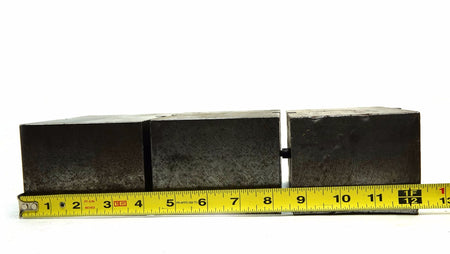 Set of 3 Lathe Chuck Tongue & Groove Soft Jaws Block 3" x 4" x 6 1/4" - 6 3/8"