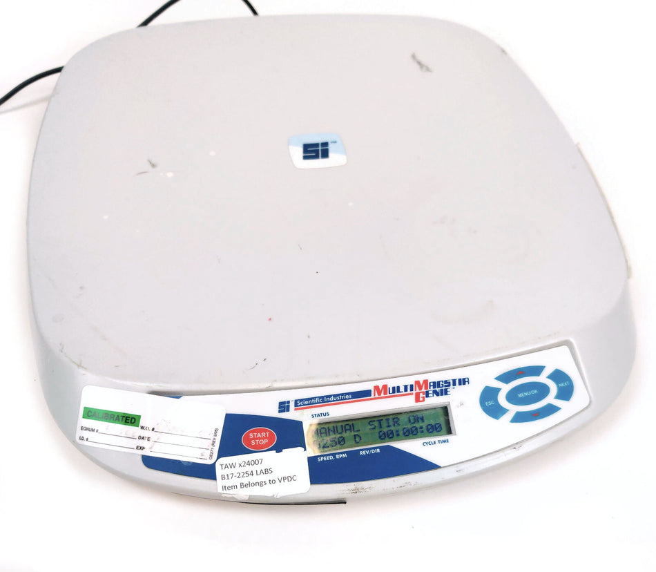 Scientific Industries Scientific MultiMagstir SI-300X Programable Magnetic Stirret 1200 RPM Tested