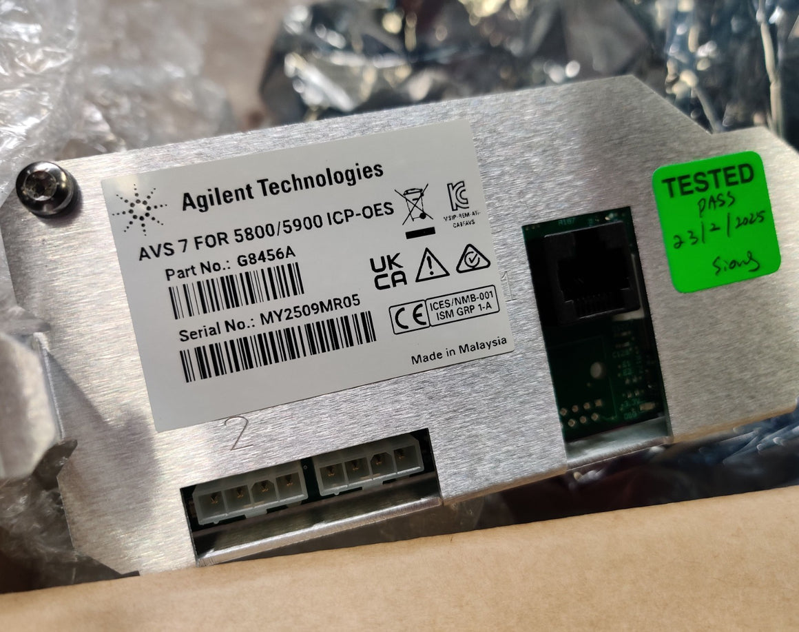New Agilent G8456A AVS 7 Switching Valve 5800/5900 ICP-OES G8495-64000 w Tubing