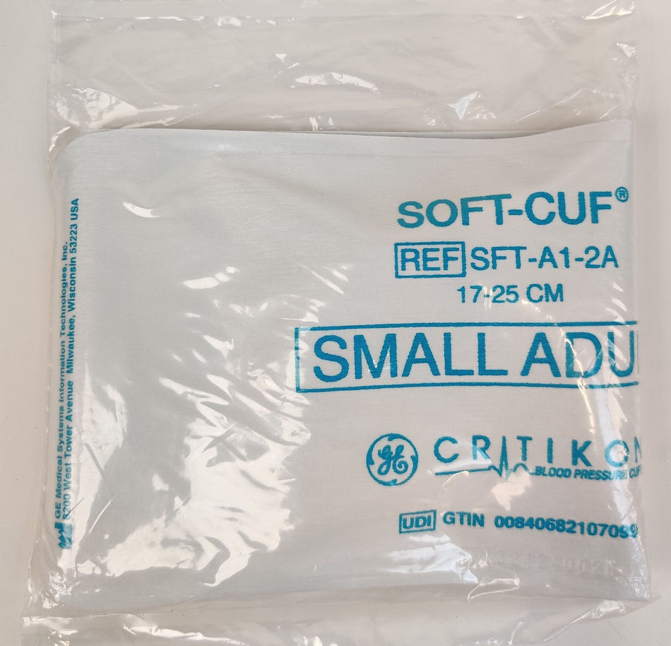 Critikon Critikon SFT-A1-2A SOFT-CUF Small Adult Blood Pressure Cuff 17-25cm 73pcs NEW