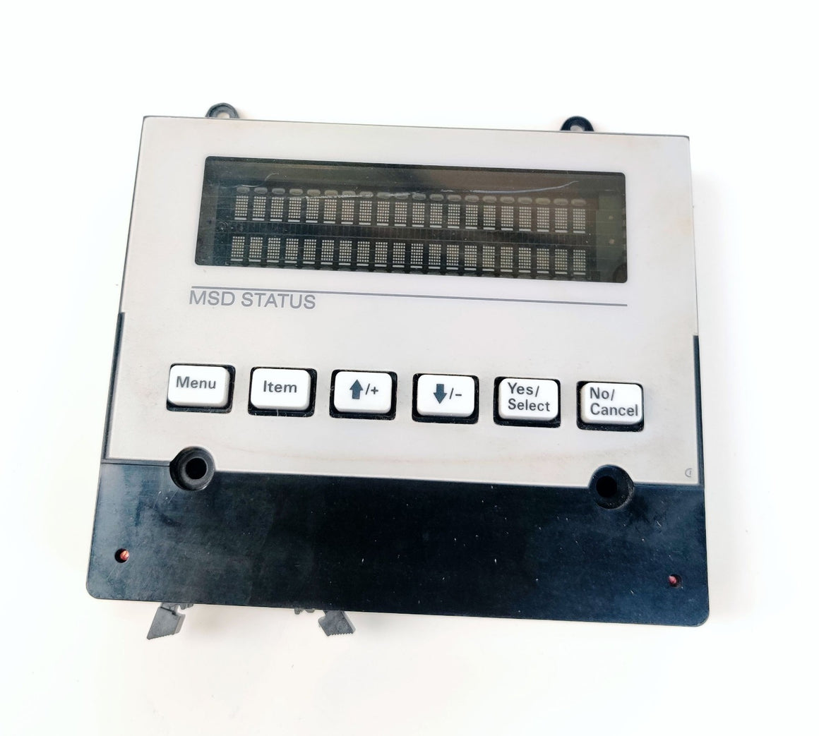 Agilent 5973N MSD Display G2589-60002 w/ Keypad & G2589-60031 Ribbon Cable Tested