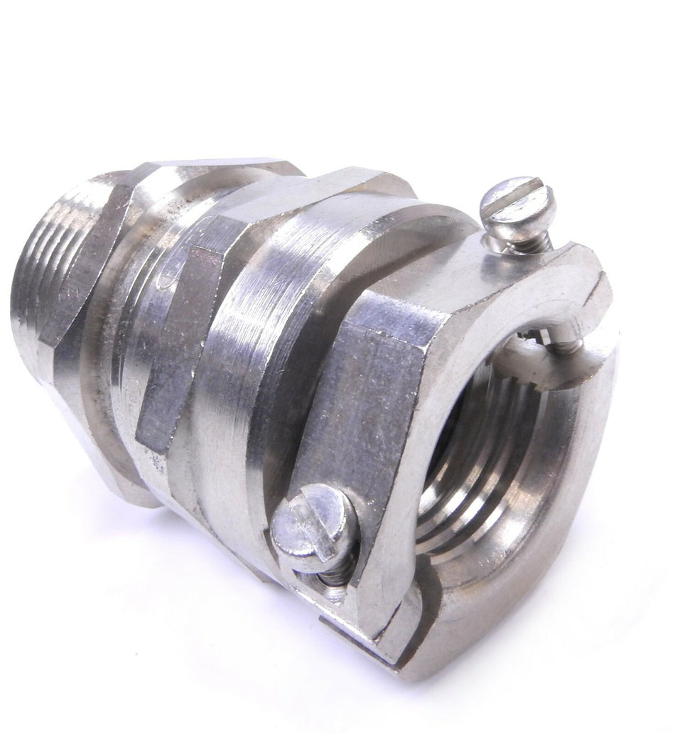 Hummel HSK-MZ Nickel Brass Plated Cable Gland NPT 1"
