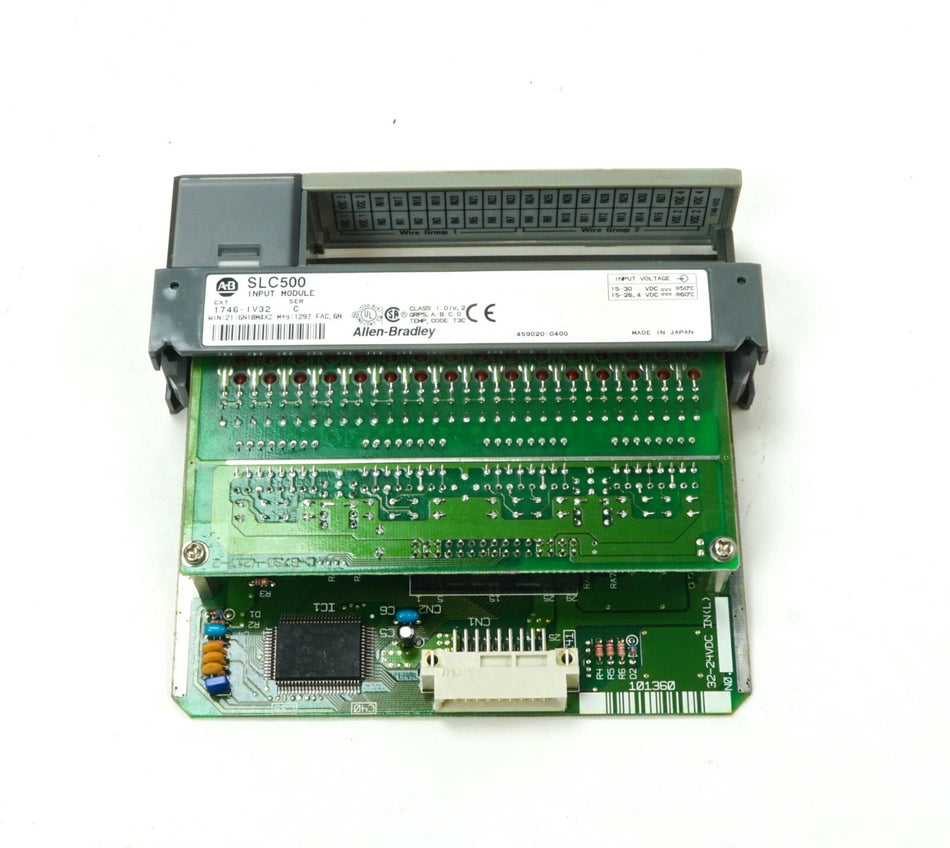 Allen Bradley SLC 500 1746-IV32 Series C 32 Ch. Input I/O Module 15-30 VDC