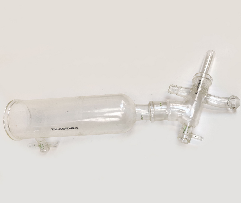Buchi Rotary Evaporator Glassware Distribution Head GL 10 GL 14 w Condenser