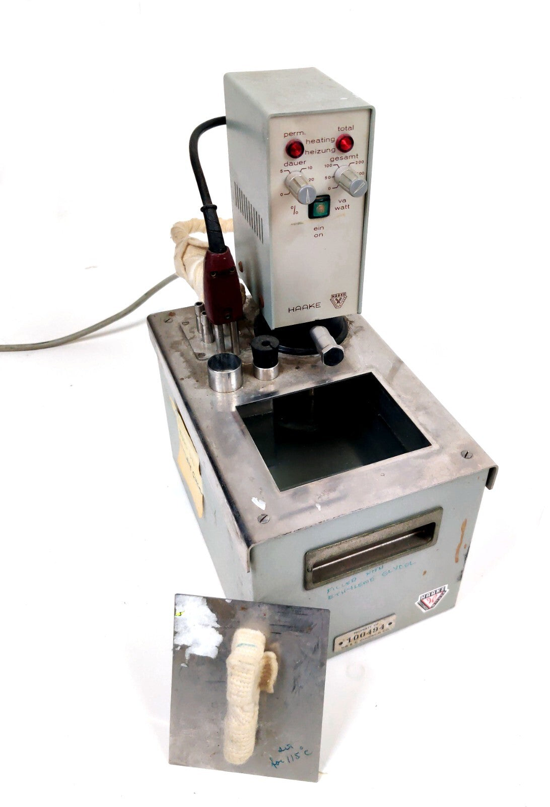 Haake Type FS Circulator Heated Water Bath compare D1 & L Water Bath - 