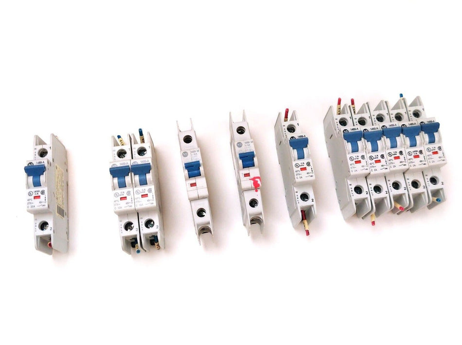 Allen-Bradley Allen Bradley 1489-A1C 1489-M1C Miniature Circuit Breaker 2A 5A 10A 20A Select
