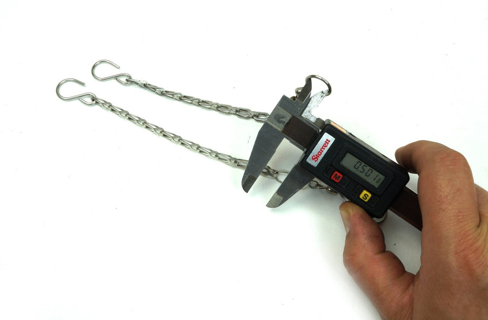 50Pcs Hanging Chain 8 3/4" Single Leg with S-Hook for Bird Feeder, Planters. NEW