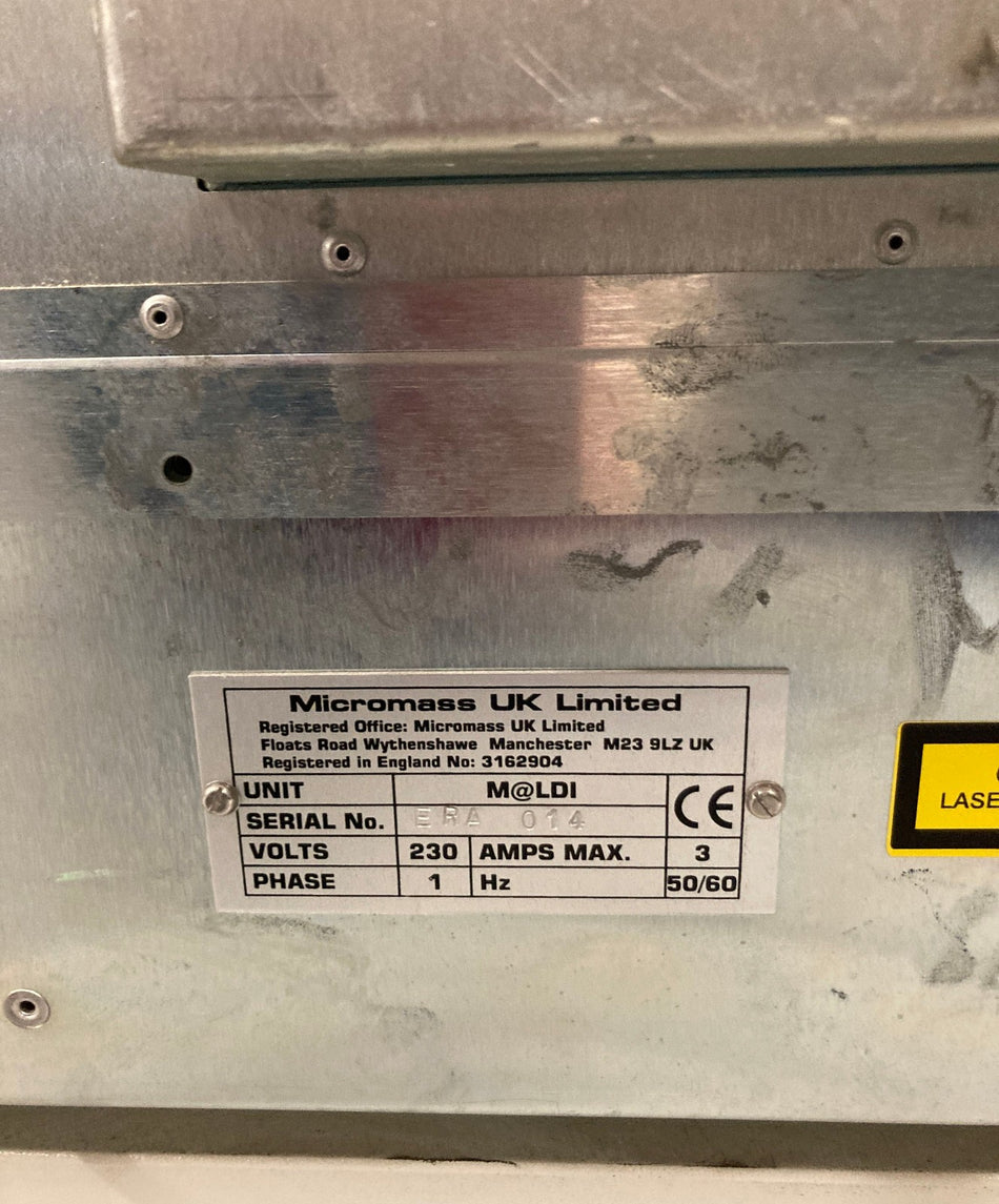 Waters Micromass Maldi TOF MS Ion Optics unit Assy w Steppers Motor Tested