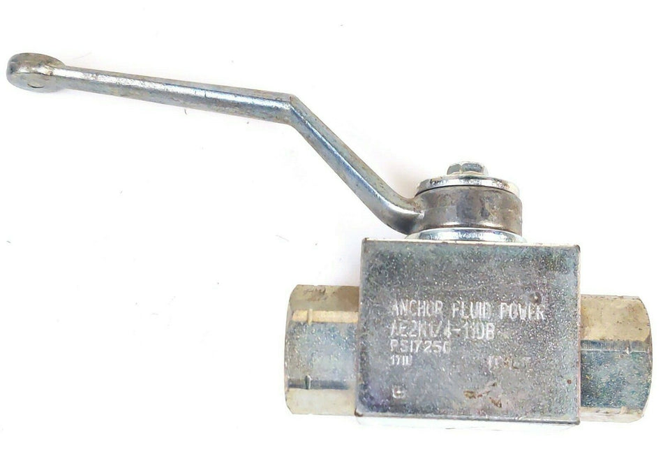 Anchor Fluid Power AE2N11/4-11DB 2-Way Block Body Threaded Ball Valve 7250 psi