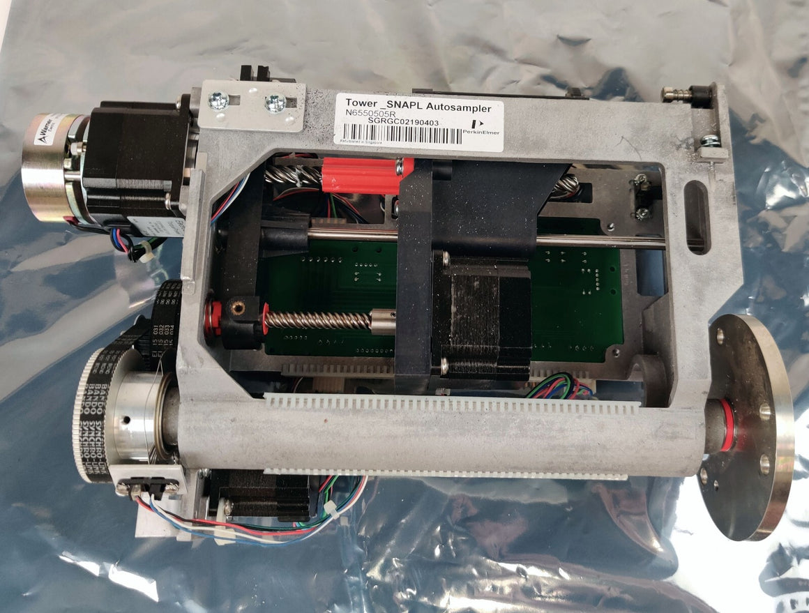 PerkinElmer Clarus GC Autosampler Auto-Injector Tower w N610-9120 Interface PCB