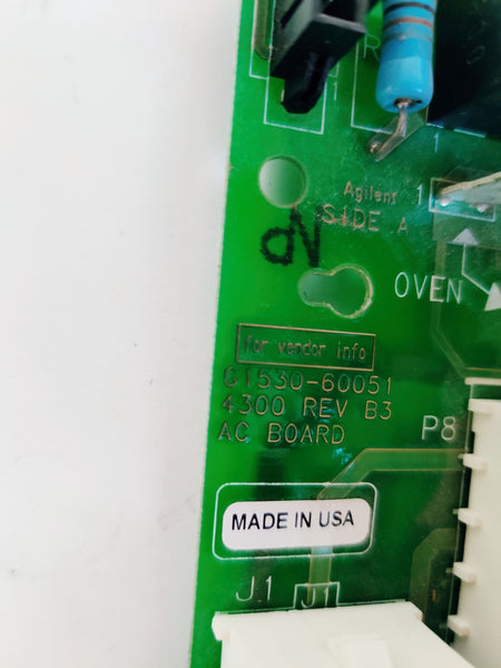 Agilent 6890N 6890 GC 120V Power Supply Board G1530-60051 w On Off Switch Tested