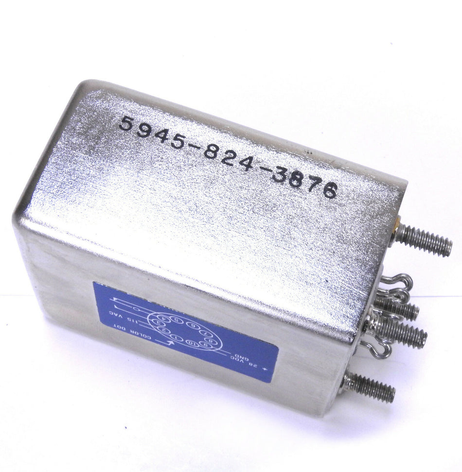 28VDC Electromagnetic Aircraft Relay 2 Amp, 115VAC, 400Hz Tempo 92110 NEW