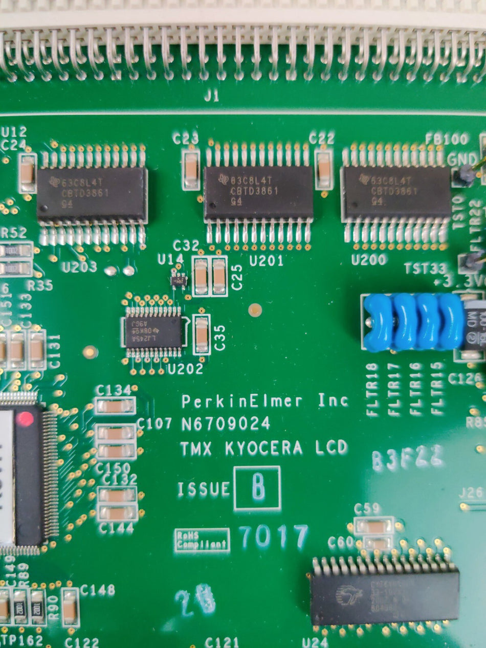 PerkinElmer Clarus MS N6709024 TMX KYOCERA LCD Interface PCB for N6550070 Screen