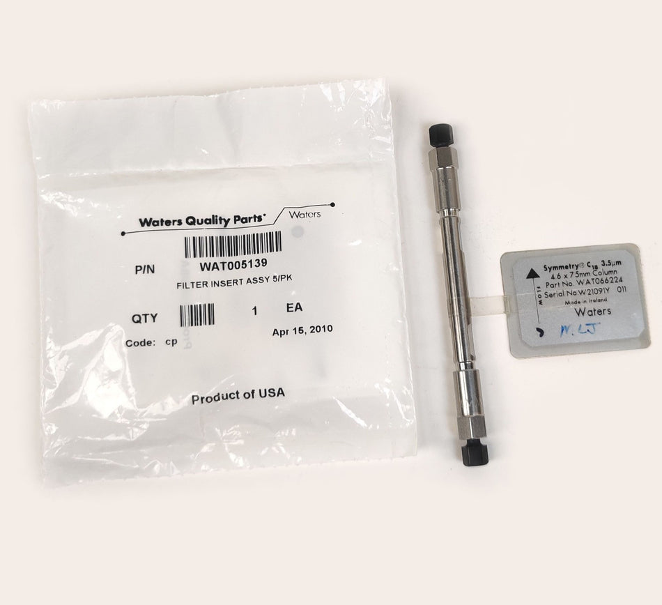 Waters Symmetry C18 HPLC Column 3.5um 4.6mm X 75mm WAT066224 NEW