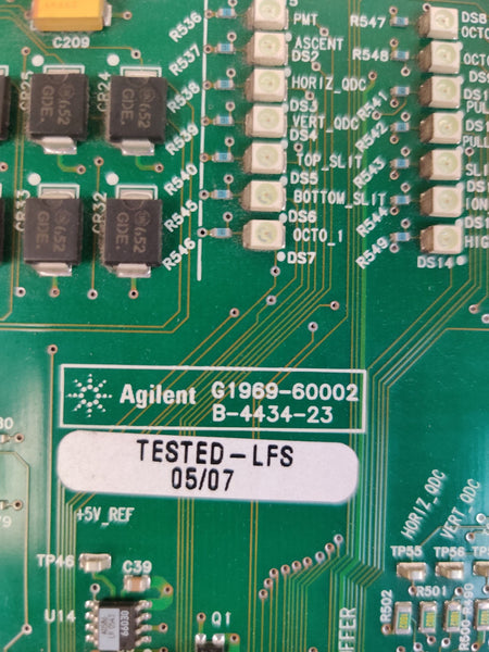 Agilent 6200 6210 TOF LC/MS G1969-60002 PCA d'optique ionique G1969A testée