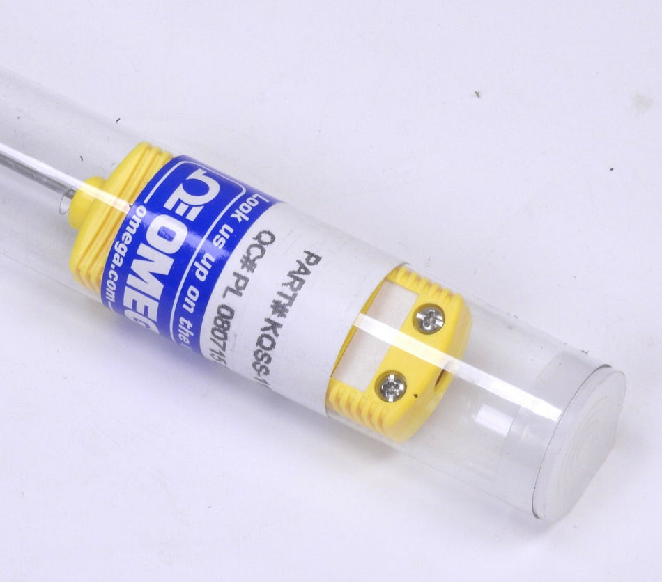 Omega Omega KQSS-116-U Temperature Thermocuple w/ Stainless Steel Inmersion Probe