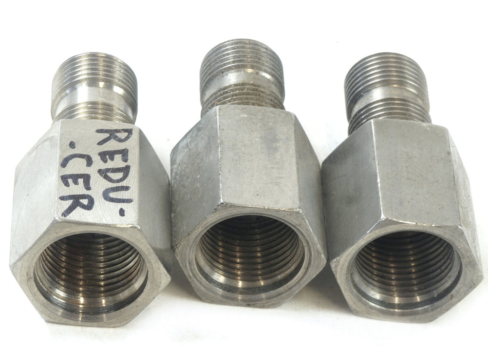 O-Ring Boss Straight O-Ring Boss ORB 7/8-14" TPI Female to 3/4-16" TPI Male Reducer Adapter