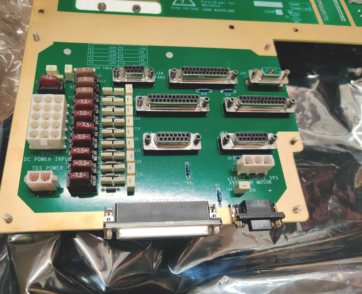 PerkinElmer N8159014 N8150209 GAMA Backplane PCB for NeXION 1000 2000 ICP MS