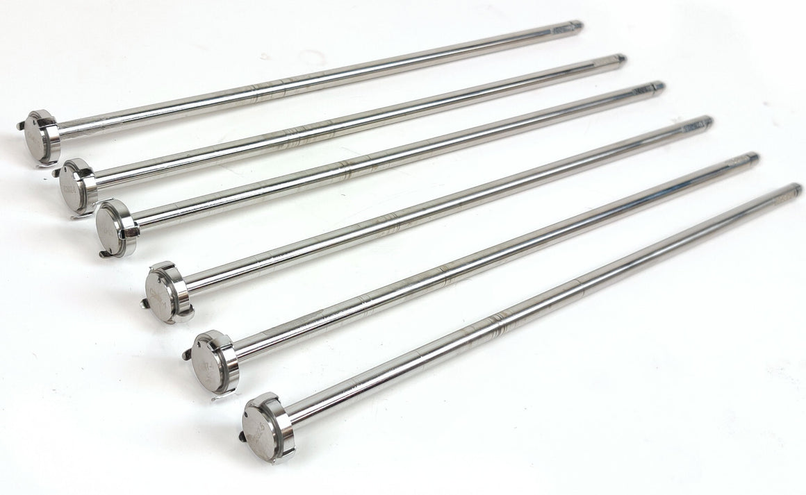 Distek Basket Shaft 15.25" Spring-Clip 2100 Dissolution System lot of 6