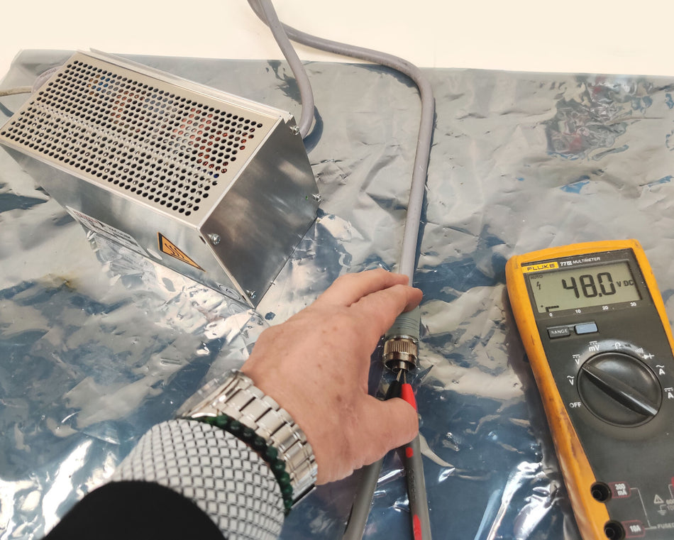 Pfeiffer TPS 400 PM 061 343 -T Power Supply DC Module 48VDC 400W 8.3Amp w Cable