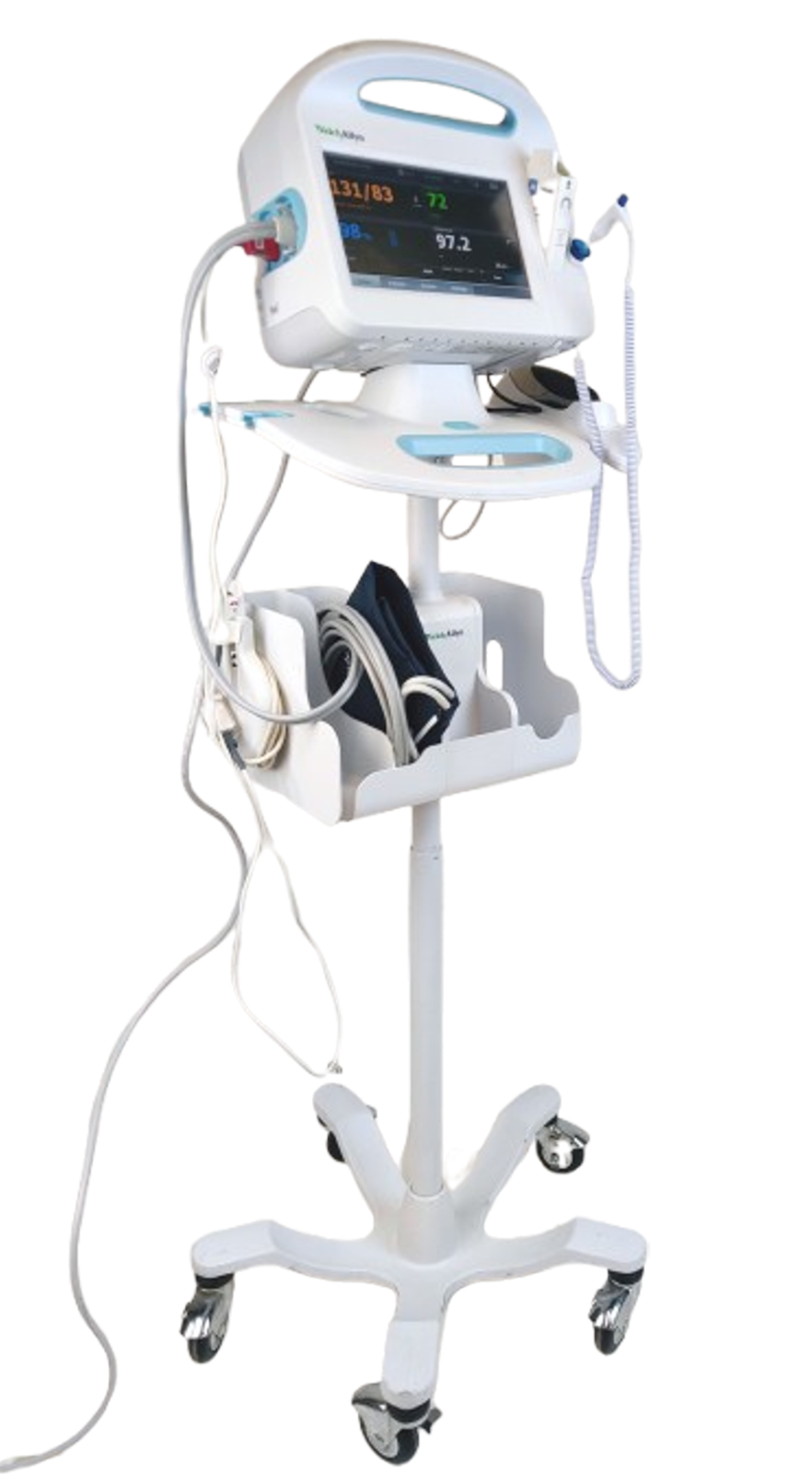 Welch Allyn Connex 6000 Vital Signs Monitor 68MXTX WIFI 2020 w Braun ThermoScan