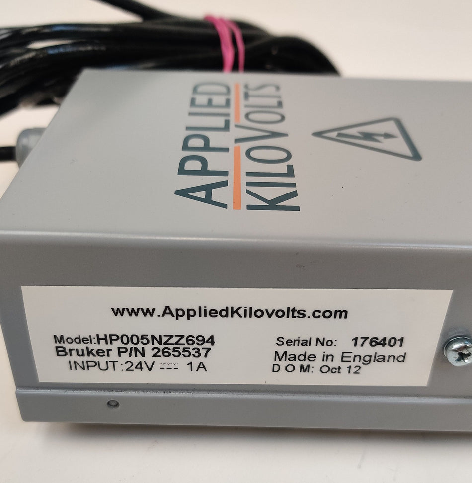 Applied Kilovolts Applied Kilovolts HP005NZZ694 HV Power Supply 5kV Bruker 265537 MicroFlex TOF