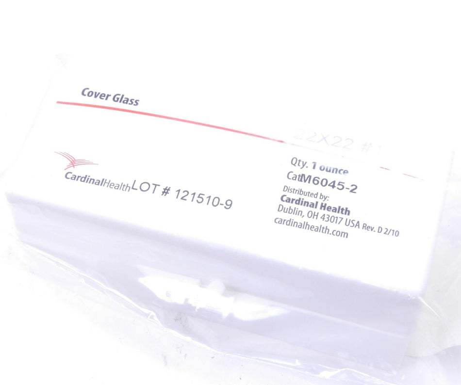 Cardinal Health Cardinal Health M6045-2 Cover Glass 22 x 22 mm