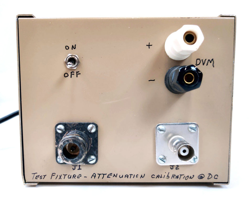 FAA FAA Fabricated DC Attenuation Calibration Fixture compare Narda 61A1B