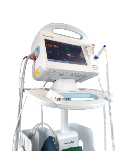Welch Allyn Connex Vital Signs Monitor 6000 WIFI EMR 65MTXX, SpO2 Masimo, Extras