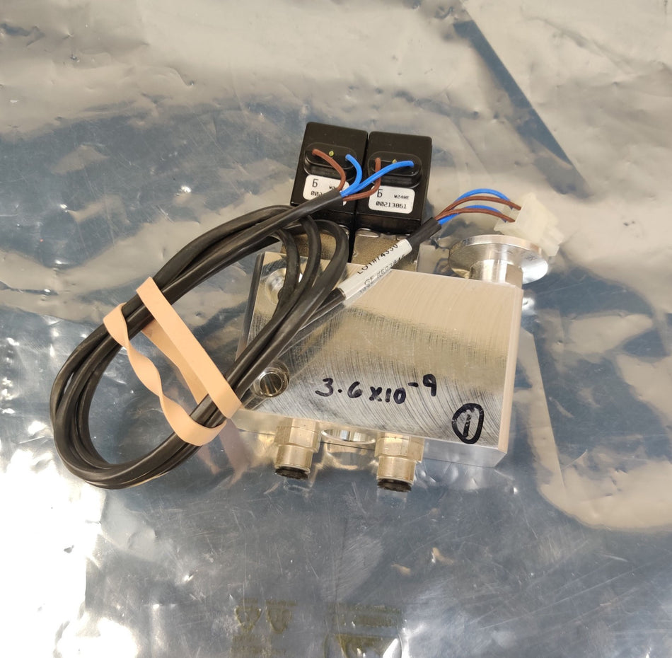 Bruker Microflex MALDI TOF Manifold w/ Burkert 6011 1.6bar FKM 24VDC 2W Working