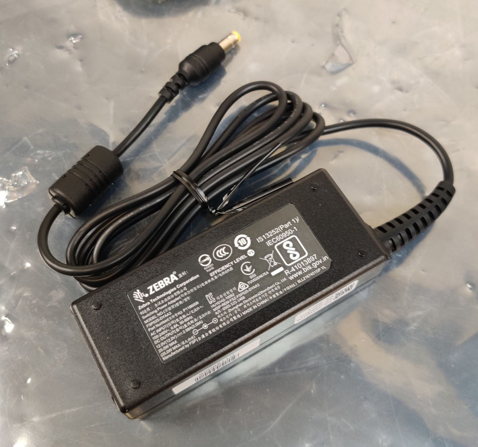 Zebra P1031365-024 12V AC Adapter for ZQ500, ZQ600, ZQ600+ Series Printer NEW