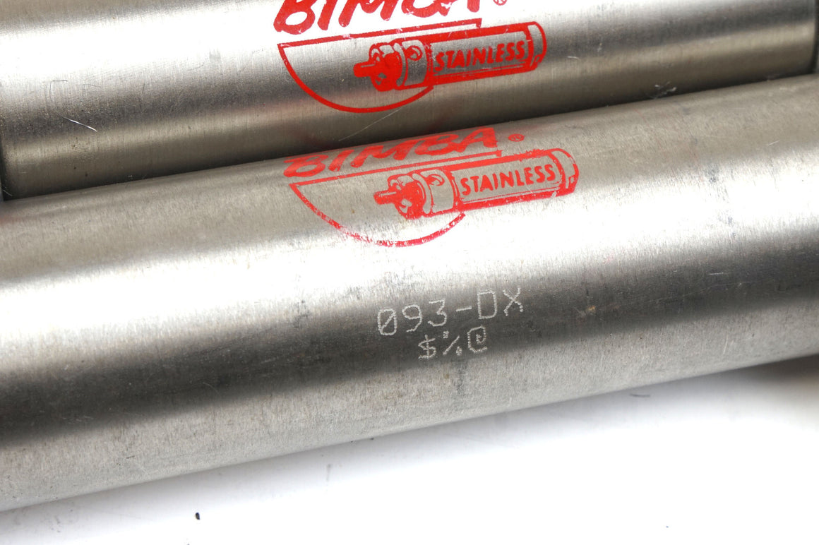 5pc Bimba Cylinder 062-D 7/8", 093-DX 1-1/16", 092-RP 1-1/16", 043.25-D XE M-092