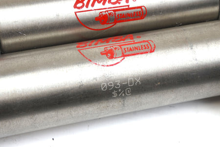 5pc Bimba Cylinder 062-D 7/8", 093-DX 1-1/16", 092-RP 1-1/16", 043.25-D XE M-092