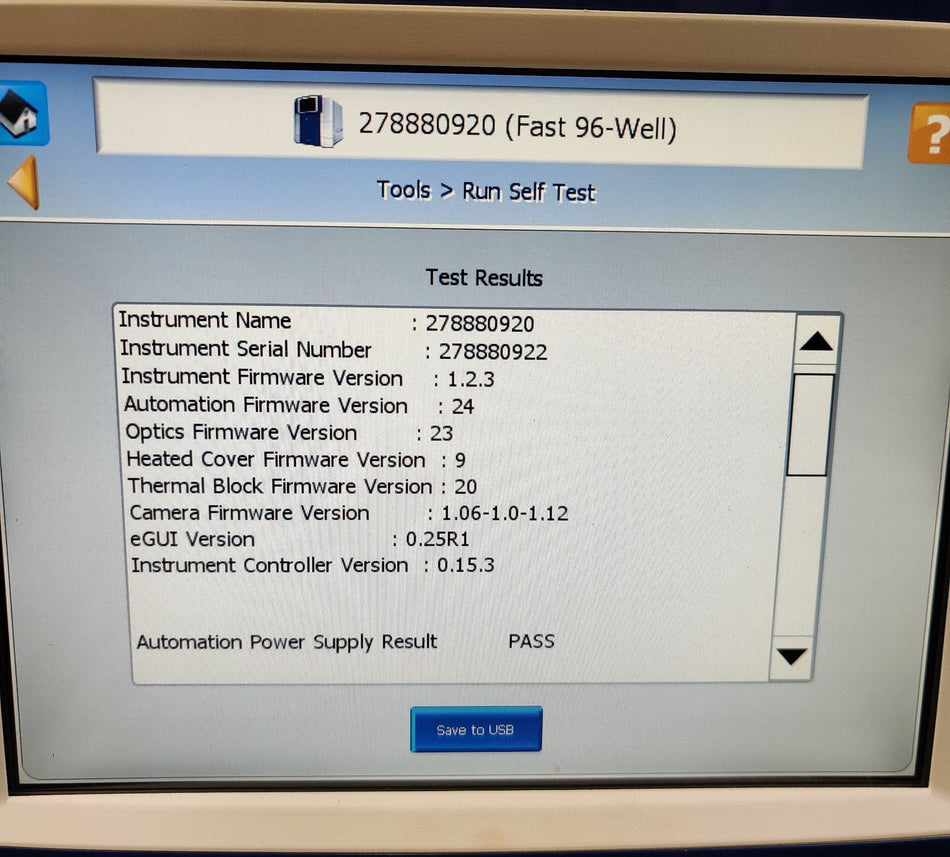 Applied Biosystems ViiA 7 Real-Time PCR w/ Software, 96 Well Block Working