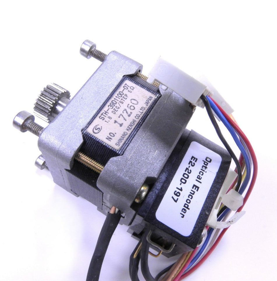 Shinano Kenshi 1.8 Step Stepper Motor STH-39 w E2-200-197 Optical Encoder. 3Pcs