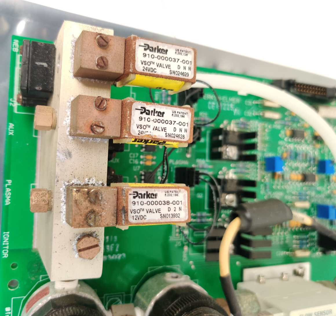 PerkinElmer N077-9524 issue F RF Torch Pneumatics w SMC PFM510-N01-1 Flow Sensor