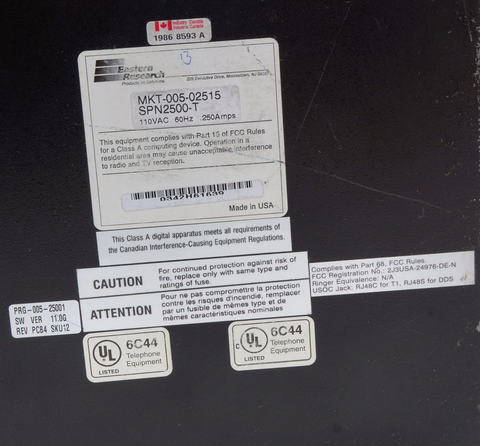 Eastern Research SpanNet 2500 Remote Access Router