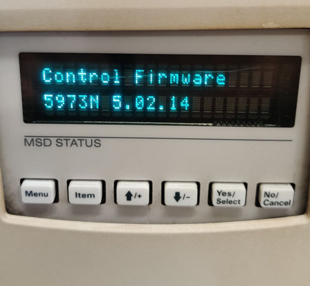 Agilent 5973N MSD Detector Mainboard G1099-60010 With G1099-60001 Log Amp Tested