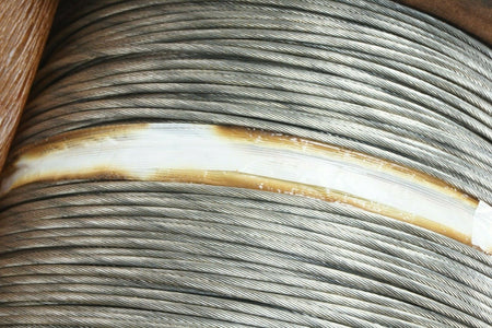 Mil-DTL-83420 1/8 1x19 Class 1000ft Zinc Aircraft Wire Rope Flex Swaging Cable