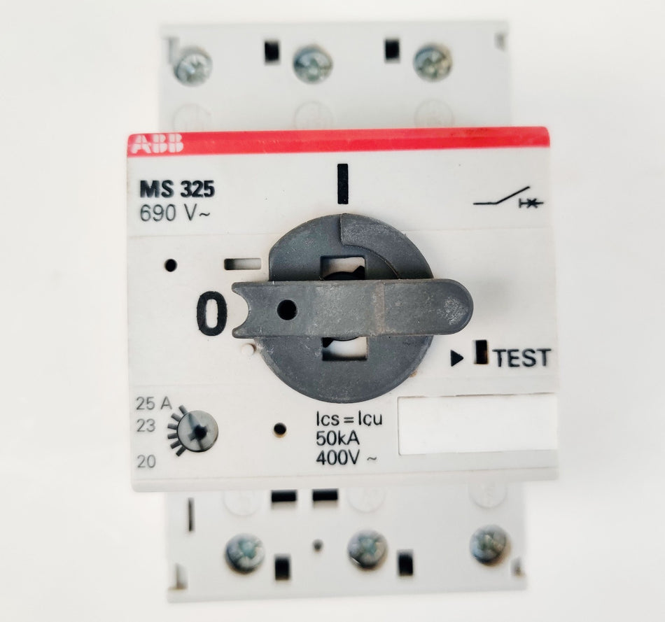 ABB MS325 690VAC Manual Motor Starter 20A 23A 25A for PerkinElmer AAnalyst 800