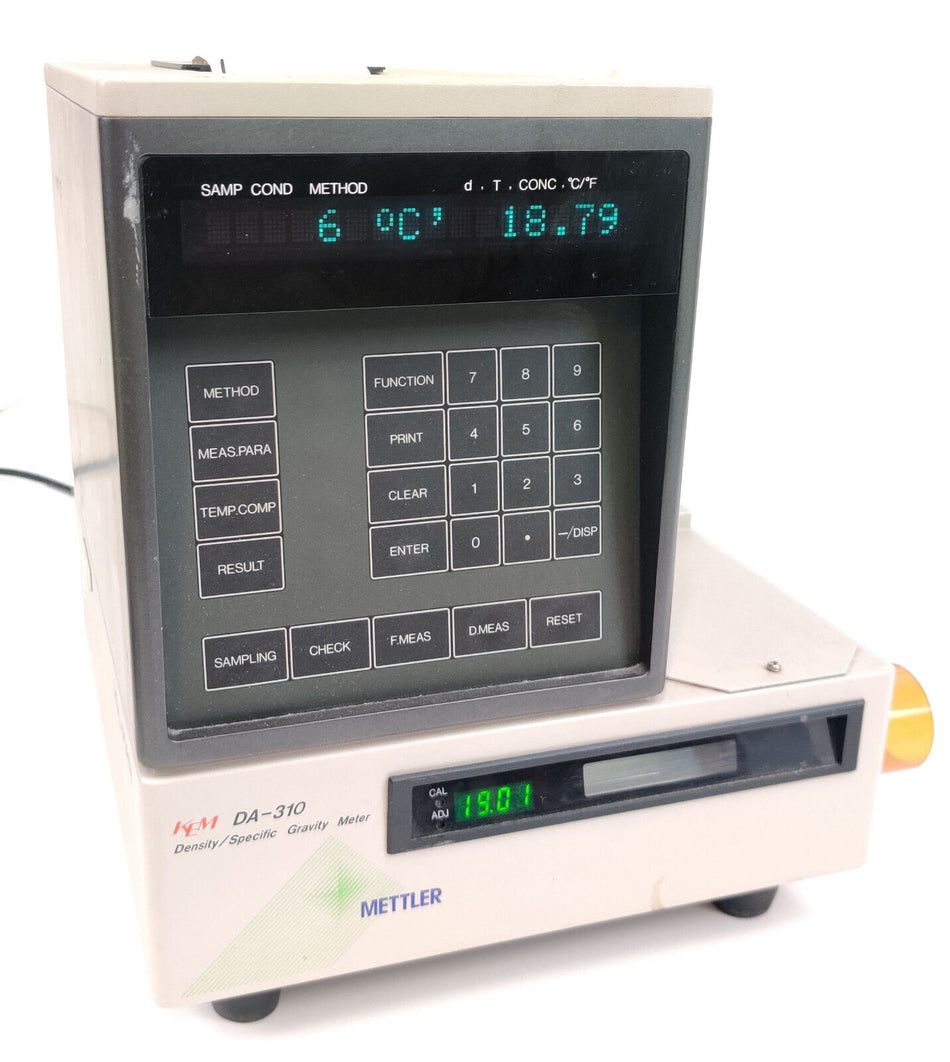 Mettler Toledo DA-310 Specific Gravity Density Meter compare DM45, DM40 or DM50