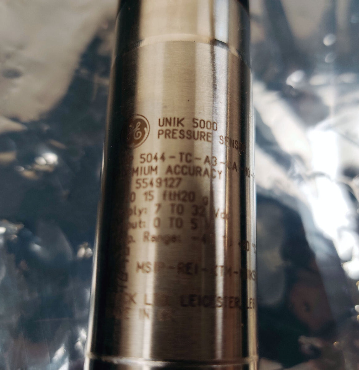 GE Unik 5000 Pressure Tensor PMP 5044-TC-A3-CA-HO-PE 1/4 NPT Female, 0-6.5 Psi - 