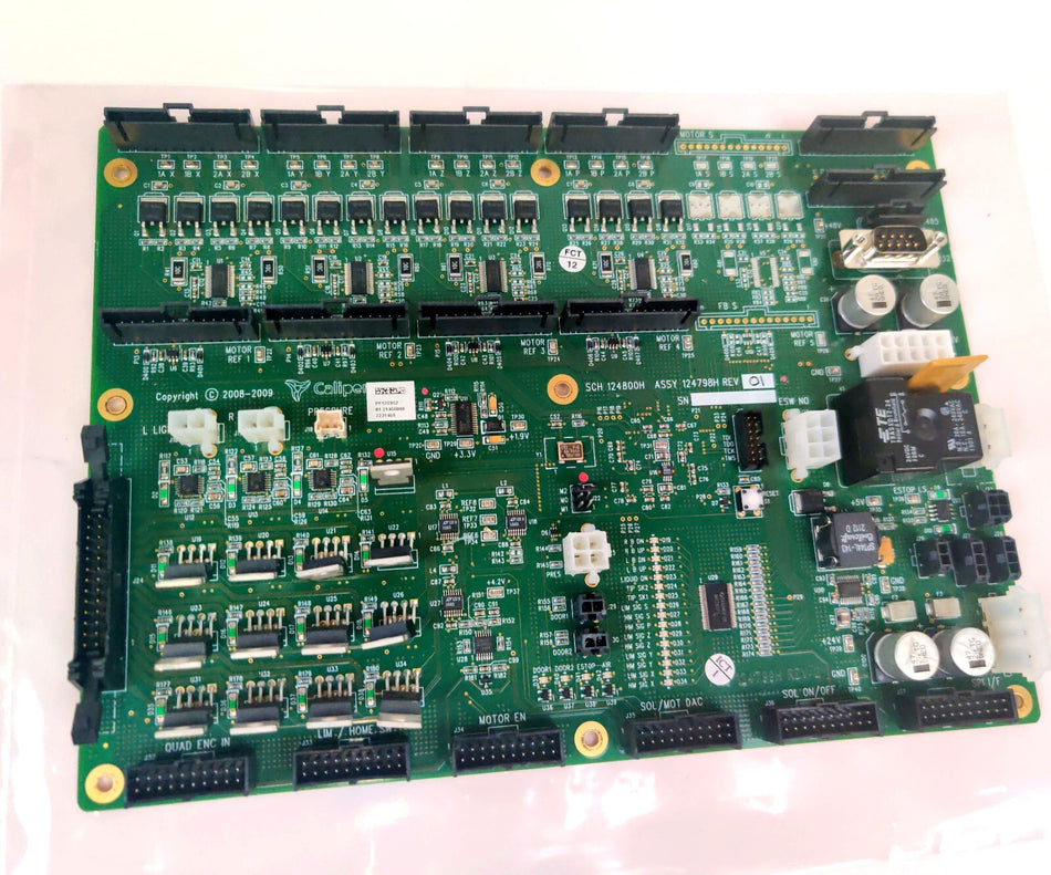 PerkinElmer PerkinElmer Caliper SCH 124800H 124798H Rev 01 Electrophoresis Backplane Board