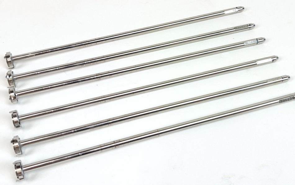 Distek 2500 Dissolution System Genuine Basket Shaft 15.25", Spring-Clip Lot of 6