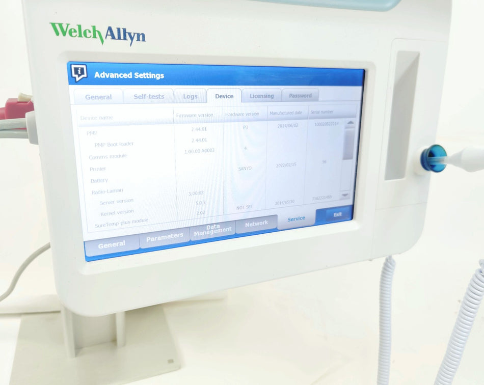 Welch Allyn Connex Vital Signs Monitor 6000 WIFI Masimo SpO2 w/ GCX Mount 68MXTW