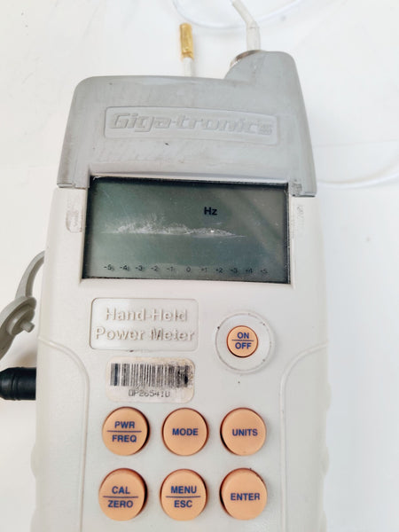 Gigatronics 3410A 100 KHz 2.6 GHz Handheld Power Meter compare Agilent E4418A
