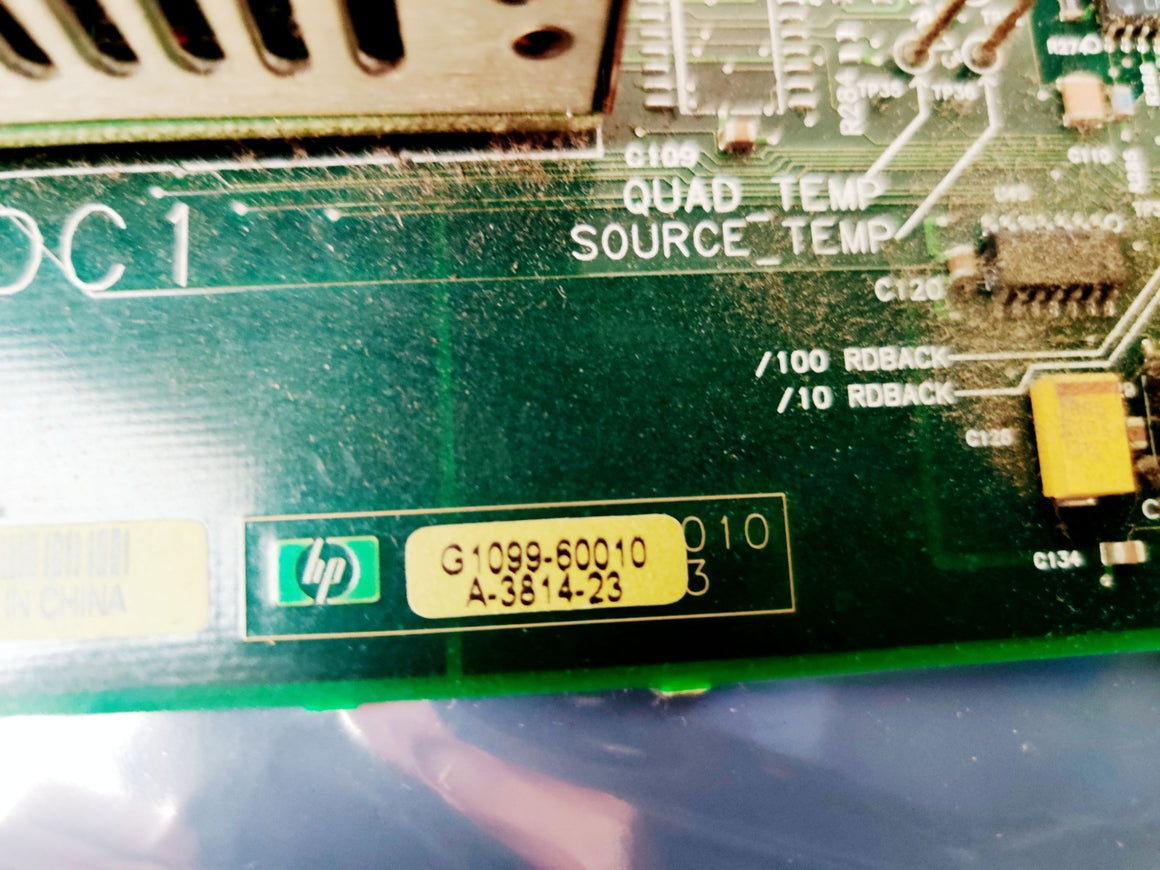 Agilent 5973N MSD Detector Mainboard G1099-60010 With G1099-60001 Log Amp Tested